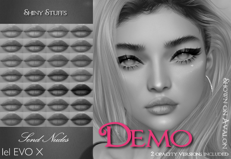 Second Life Marketplace - ~Shiny Stuffs~ DEMO Lelutka EvoX Send Nudes